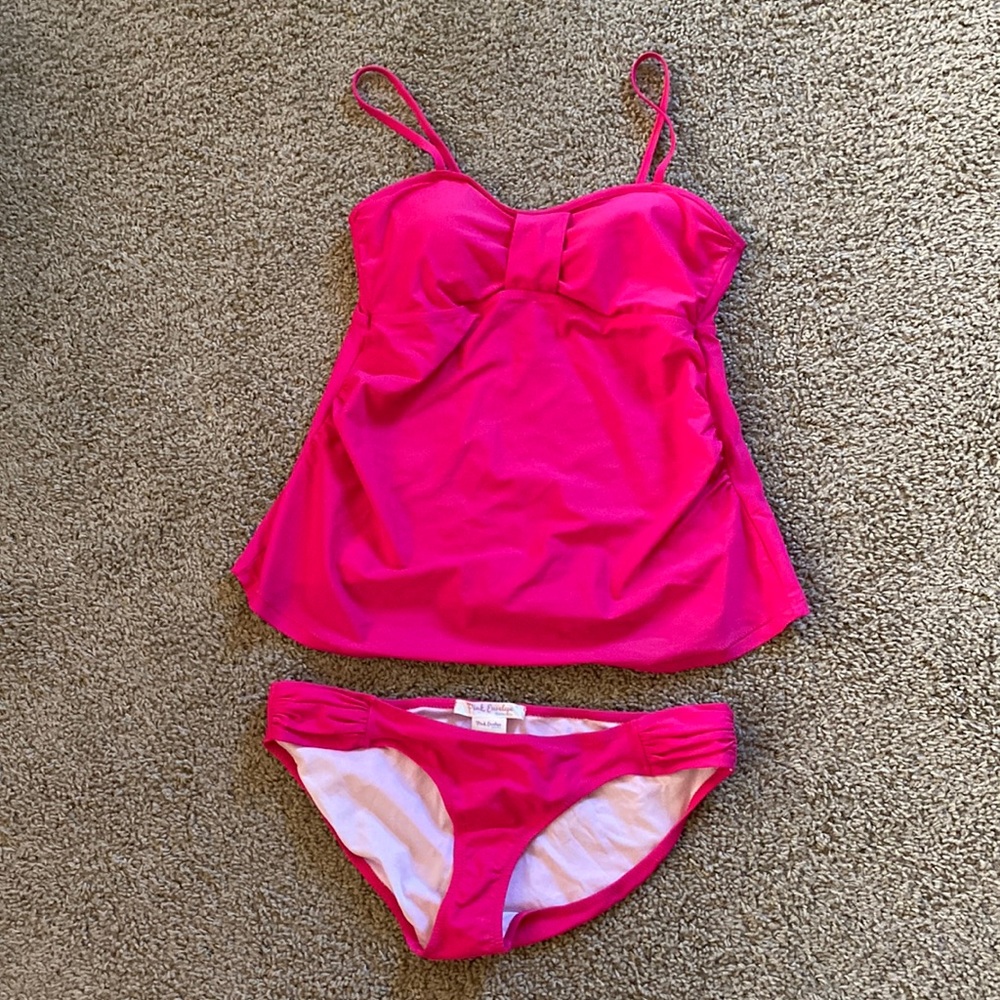 Maternity Pink tankini